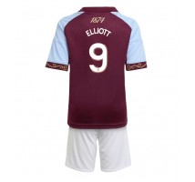 Aston Villa Harvey Elliott #9 Koszulka Podstawowa dzieci 2025-26 Krótki Rękaw (+ krótkie spodenki)